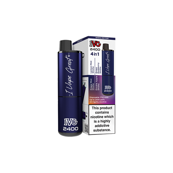 20mg I VG 2400 Disposable Vapes 2400 Puffs - 4 in 1 Multi-Edition From £11.16