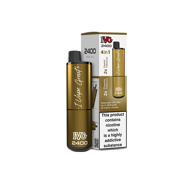 20mg I VG 2400 Disposable Vapes 2400 Puffs - 4 in 1 Multi-Edition From £11.16