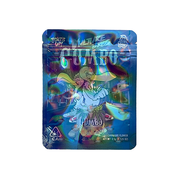 Mylar Gumbo Printed Zip Bag 3.5g From 30p Each