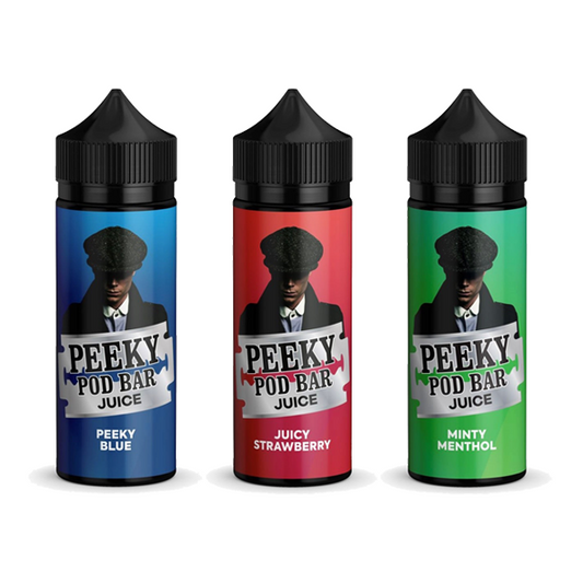 Peeky Blenders Pod Bar Juice 100ml 50VG 50PG From £8.70