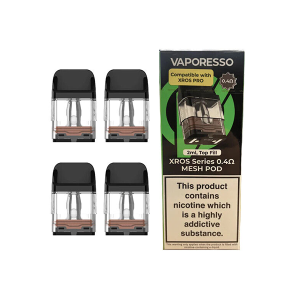 Vaporesso XROS Replacement Pods (0.6Ω/0.8Ω/1.0Ω/1.2Ω) 2ml