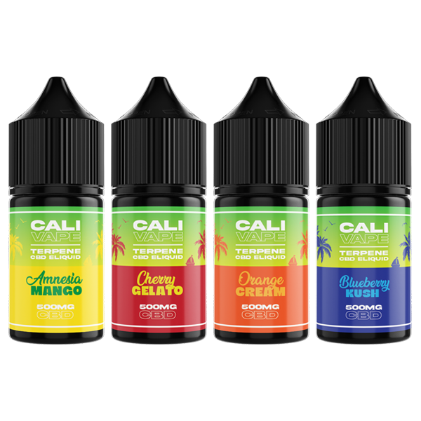 CALI VAPE 500mg Broad Spectrum CBD E-liquid 10ml (60PG/40VG)