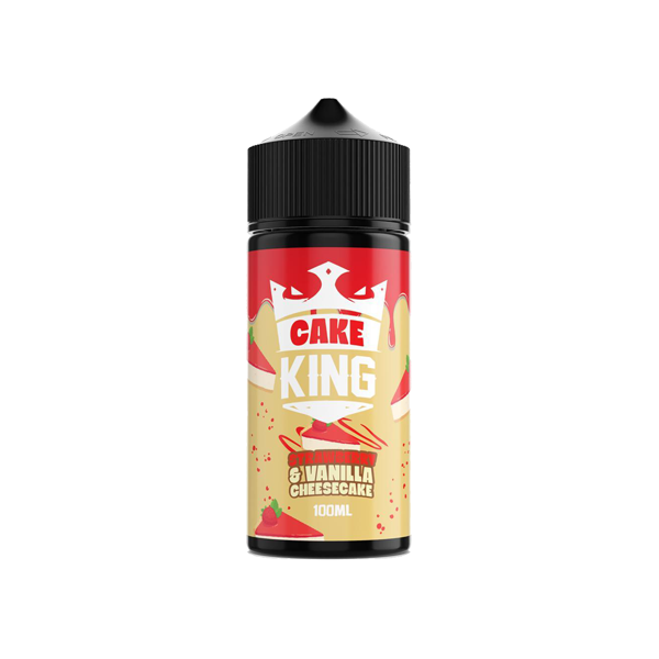 Cake King 100ml 70VG 30PG strawberry vanilla cheesecake