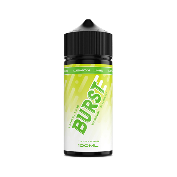 Burst Energy 100ml 70VG 30PG lemon and lime