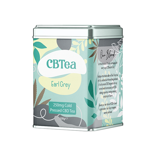 CBTea 250mg Cold Pressed Full Spectrum CBD Earl Grey Tea - 100g