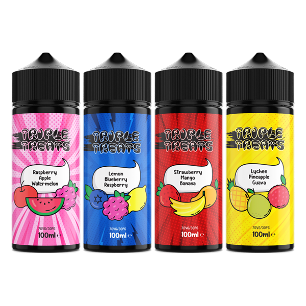 Triple Treats 100ml 70VG 30PG From £7.07