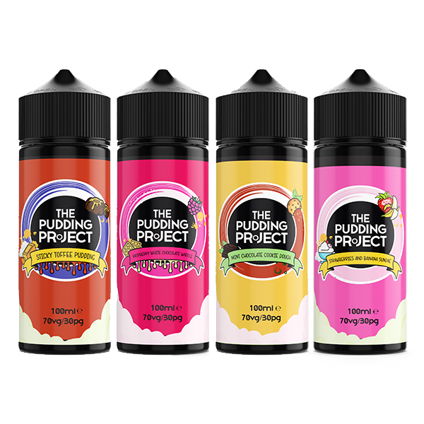 Pudding Project E-liquid 100ml 70VG 30PG  From £7.07