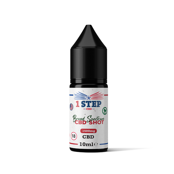 1 Step CBD 1500mg Broad Spectrum CBD Shot 10ml