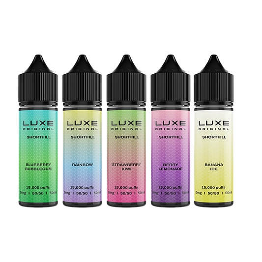 LUXE 50ml Shortfill E-Liquid From £2.78