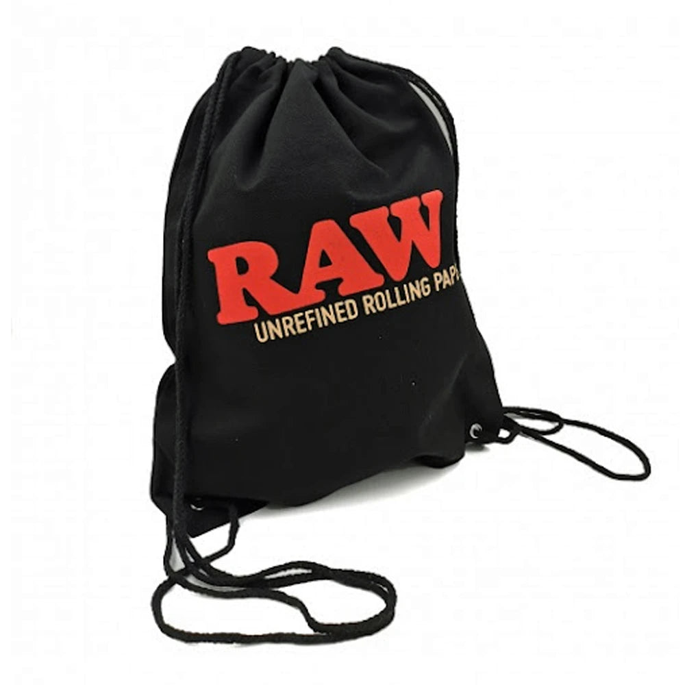 RAW Drawstring Bag BLACK