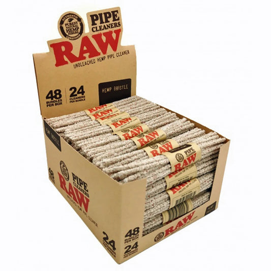 Raw Hemp Pipe Cleaner Bristle 24’s per bundle