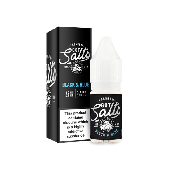 20mg Got Salts 10ml Nic Salts (50VG/50PG)black & blue 