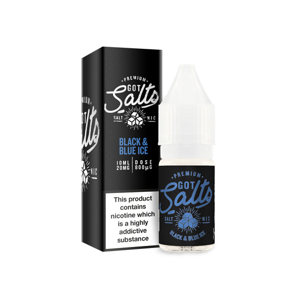 20mg Got Salts 10ml Nic Salts (50VG/50PG) black & blue ice 