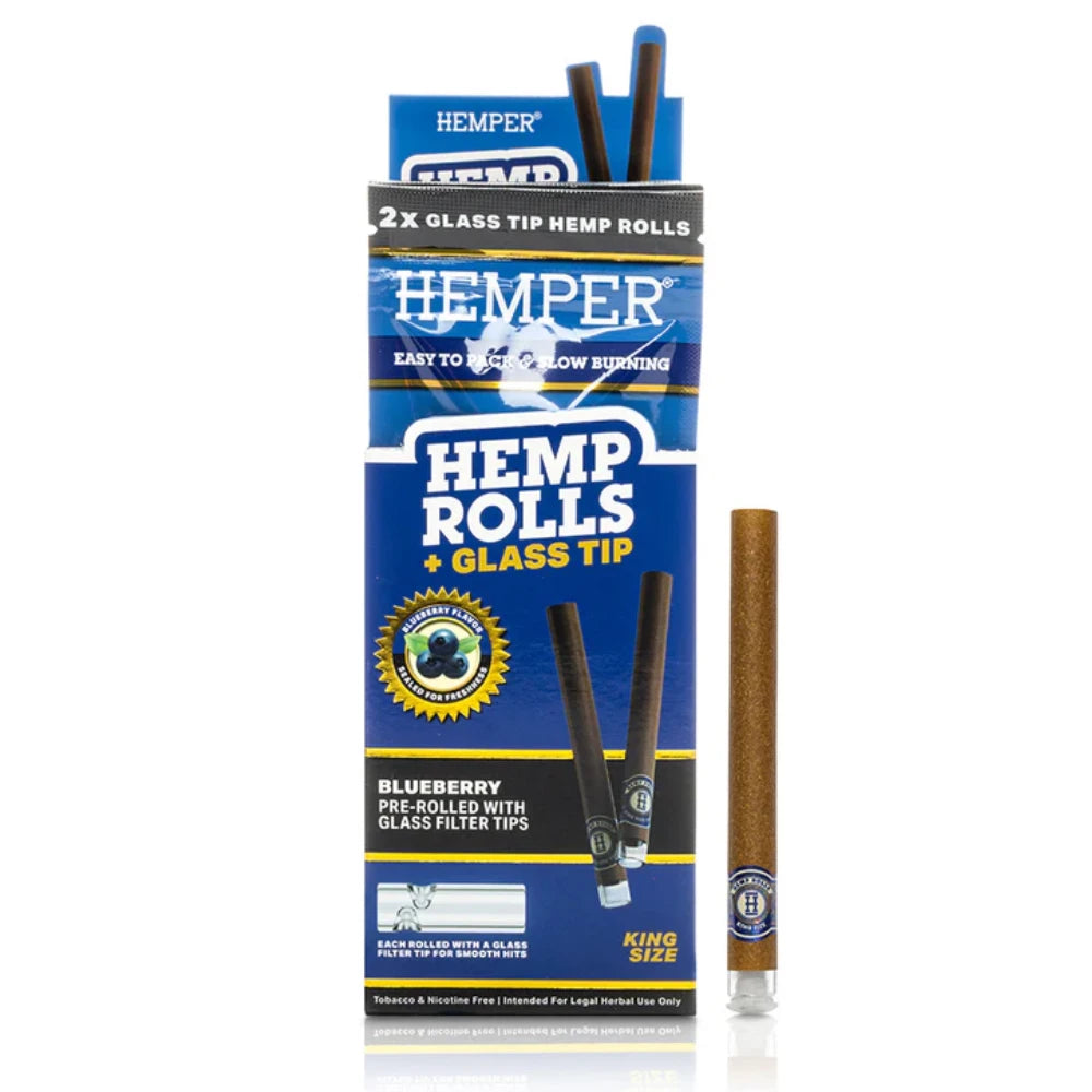 Hemper Hemp Rolls With Glass Tips From £2.60