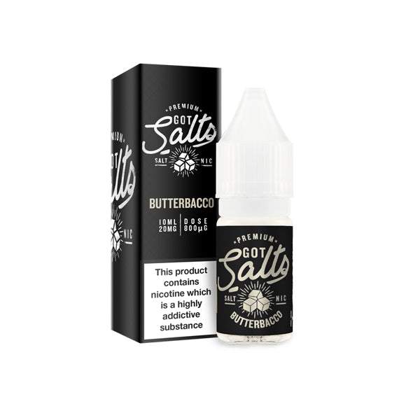 20mg Got Salts 10ml Nic Salts (50VG/50PG) butterbacco