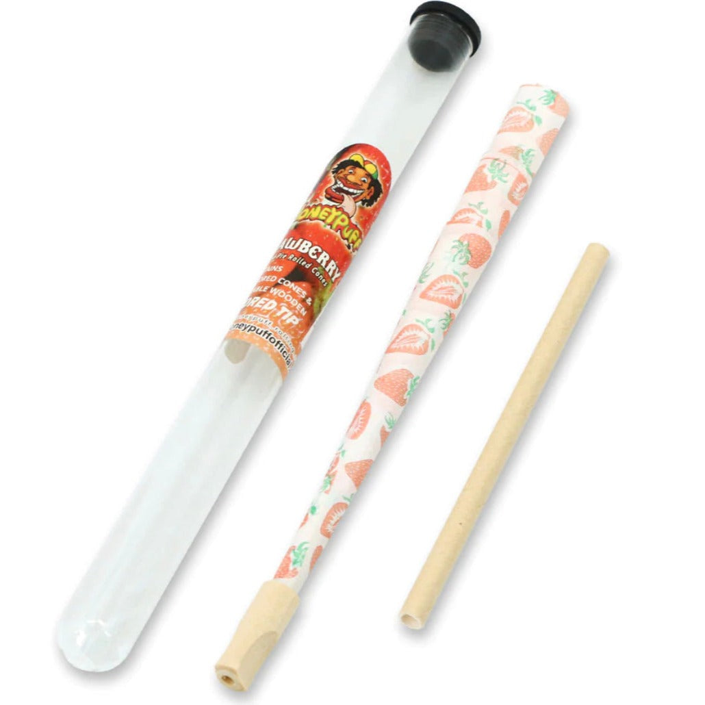 Honey Puff Pre-rolled Cones With Wooden Tip, As Low As £1.58