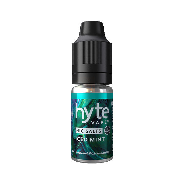 11mg Hyte Vape 10ml Nic Salts (50VG/50PG) iced mint