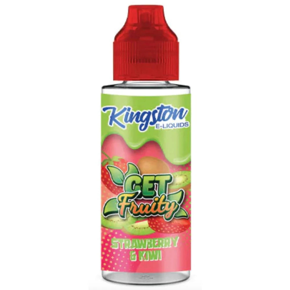 kingston e-liquid strawberry-kiwi 100ml bottle 70/30 mix