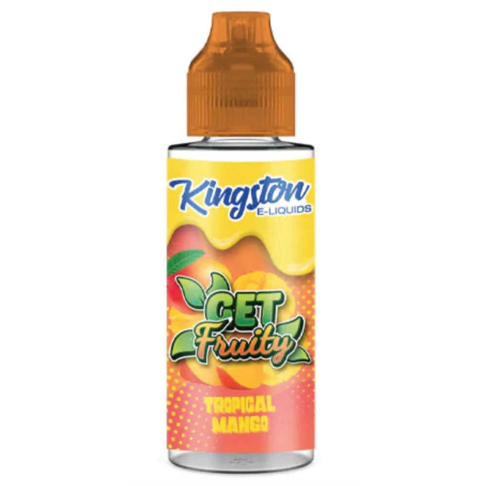 kingston e-liquid tropical-mango 100ml bottle 70/30 mix