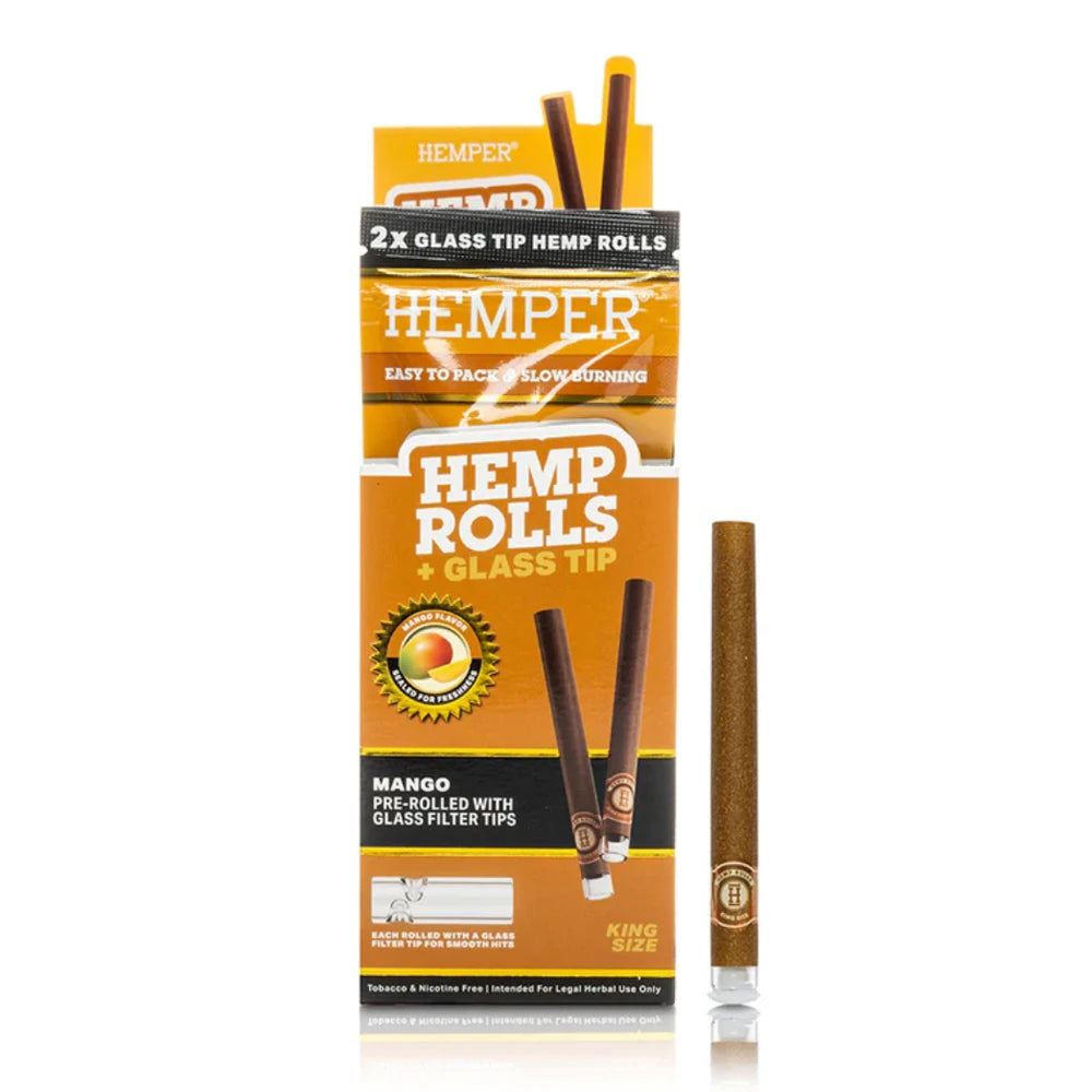 Hemper Hemp Rolls With Glass Tips From £2.60