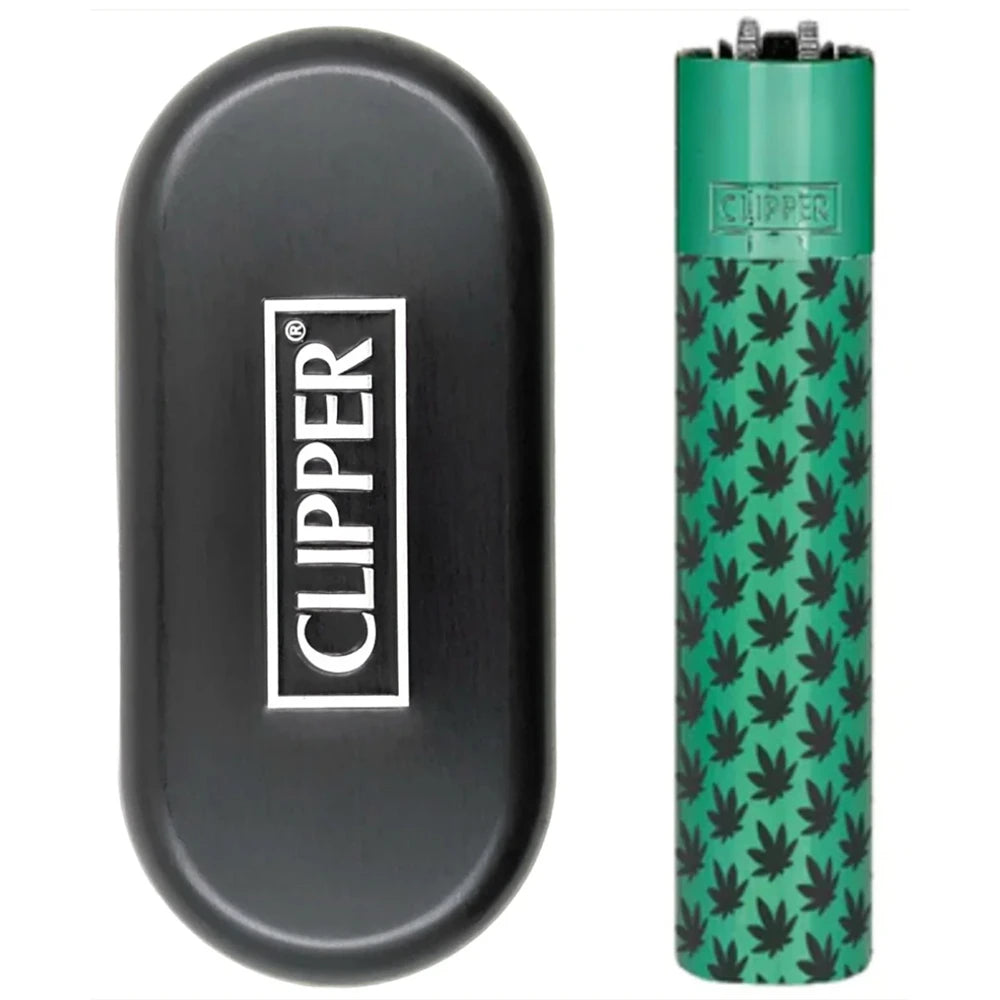 metal clipper mini-leaf green top-1