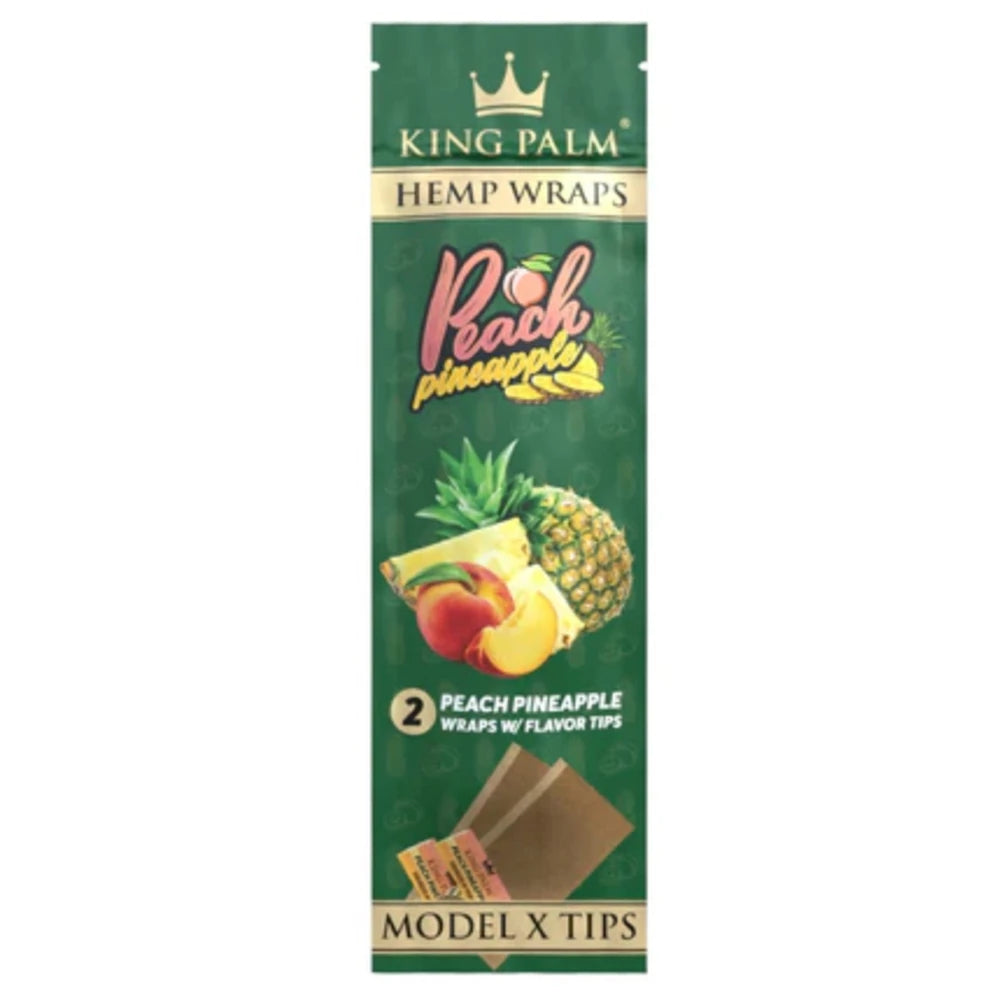peach pineapple king palm hemp blunt wrap