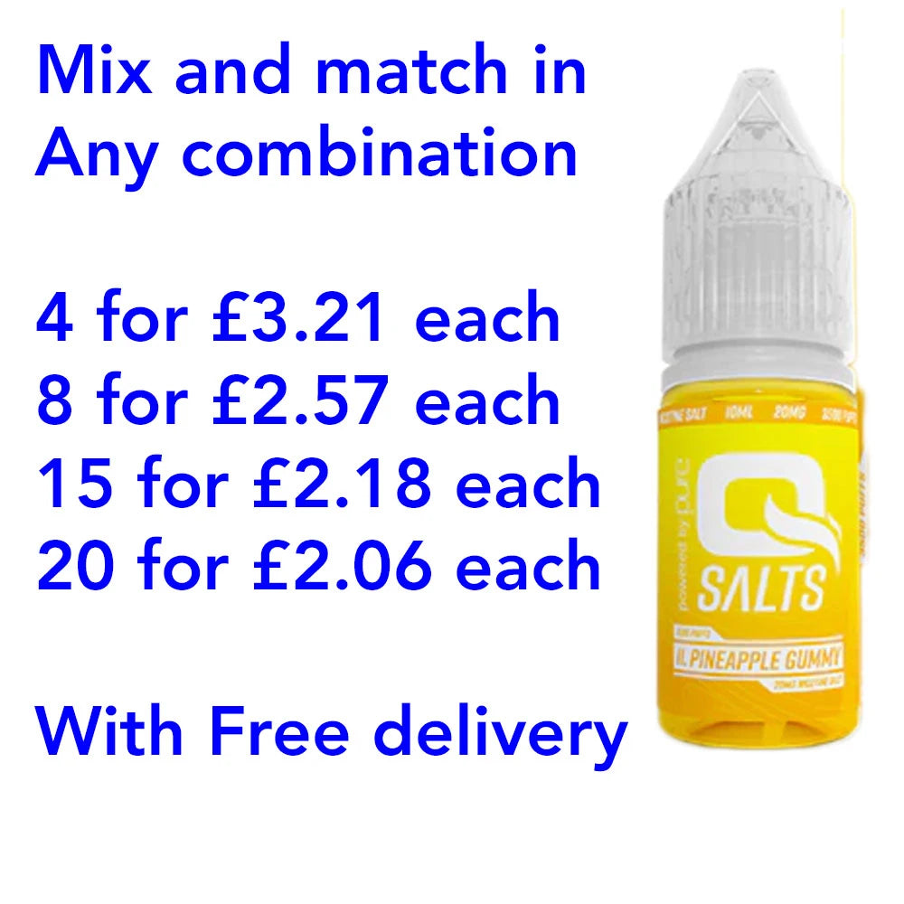 Q Salts Nic Salts 10mg From £2.06