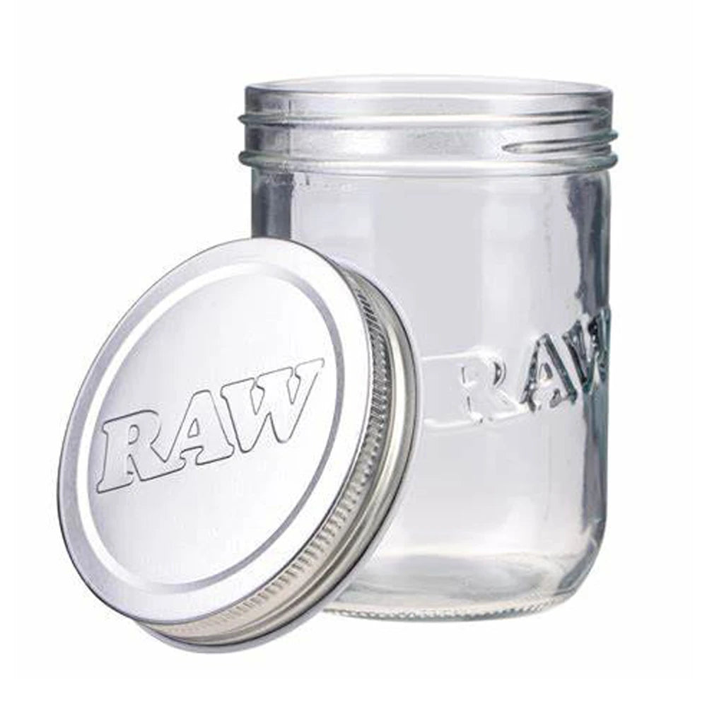 RAW Mason Jar in Protective Case 6,10 and 16oz