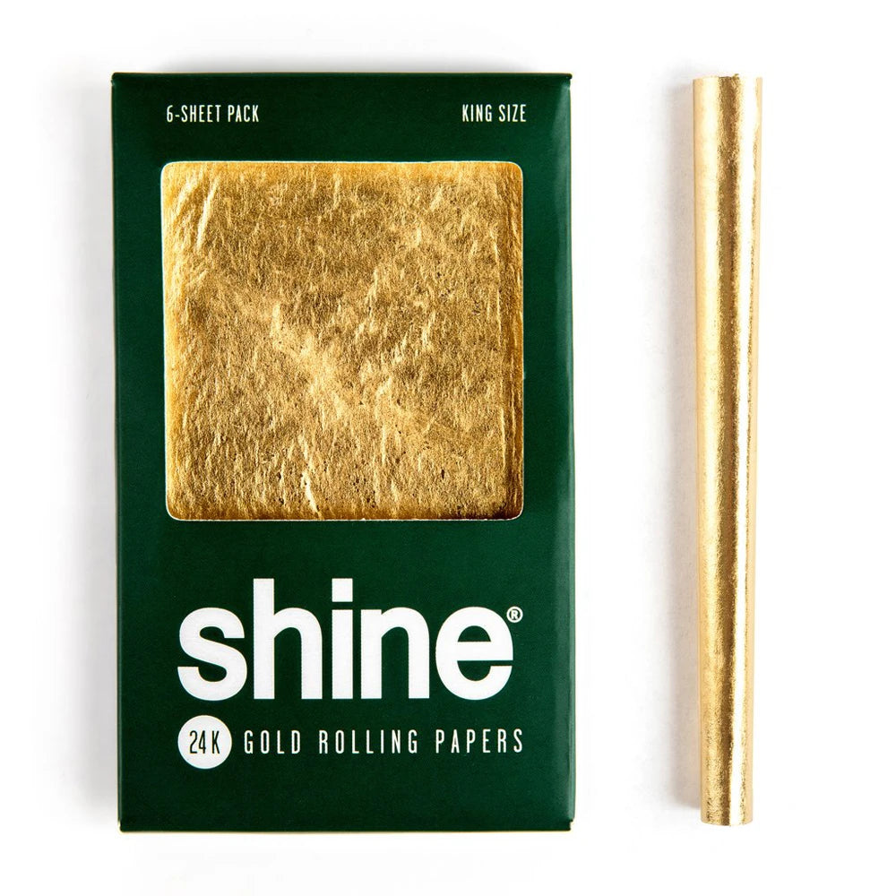 Shine 24K Gold 6 Sheet King Size Pack