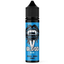 v blood e liquid blue 50ml 50/50 mix