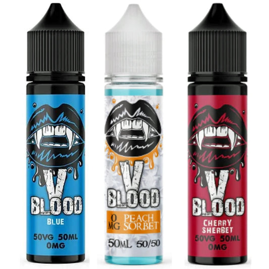 V Blood, 50ml, 50/50. £4.39 Nicotine And Free First Class Postage