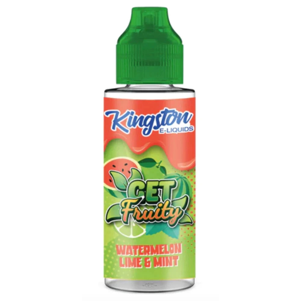 kingston e-liquid watermelon lime mint 100ml bottle 70/30 mix