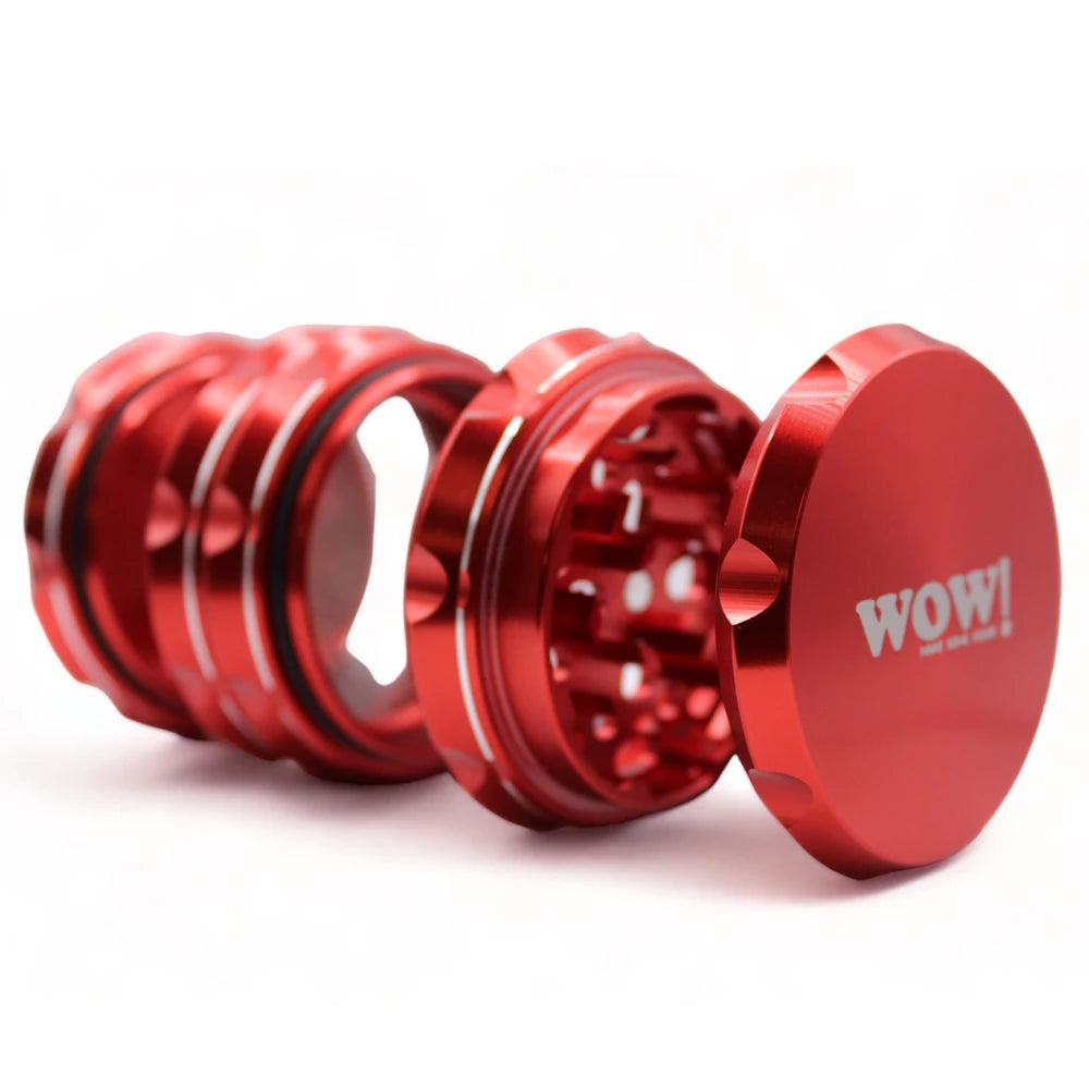 Wow Grinder 60x60mm Red