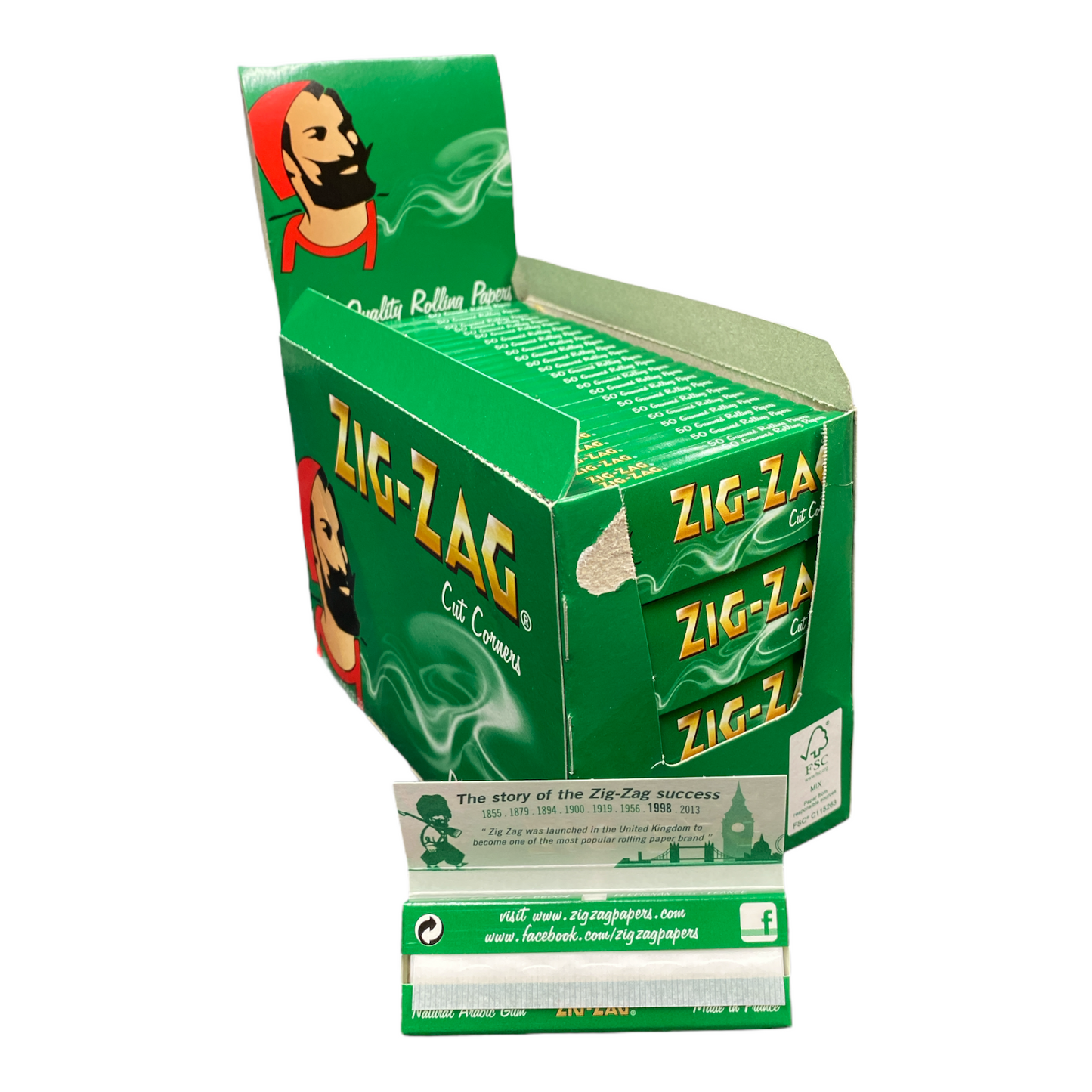 Zig Zag Green Rolling Papers