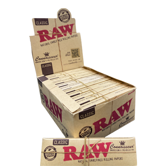 Raw Connoisseur With Pre Rolled Tips