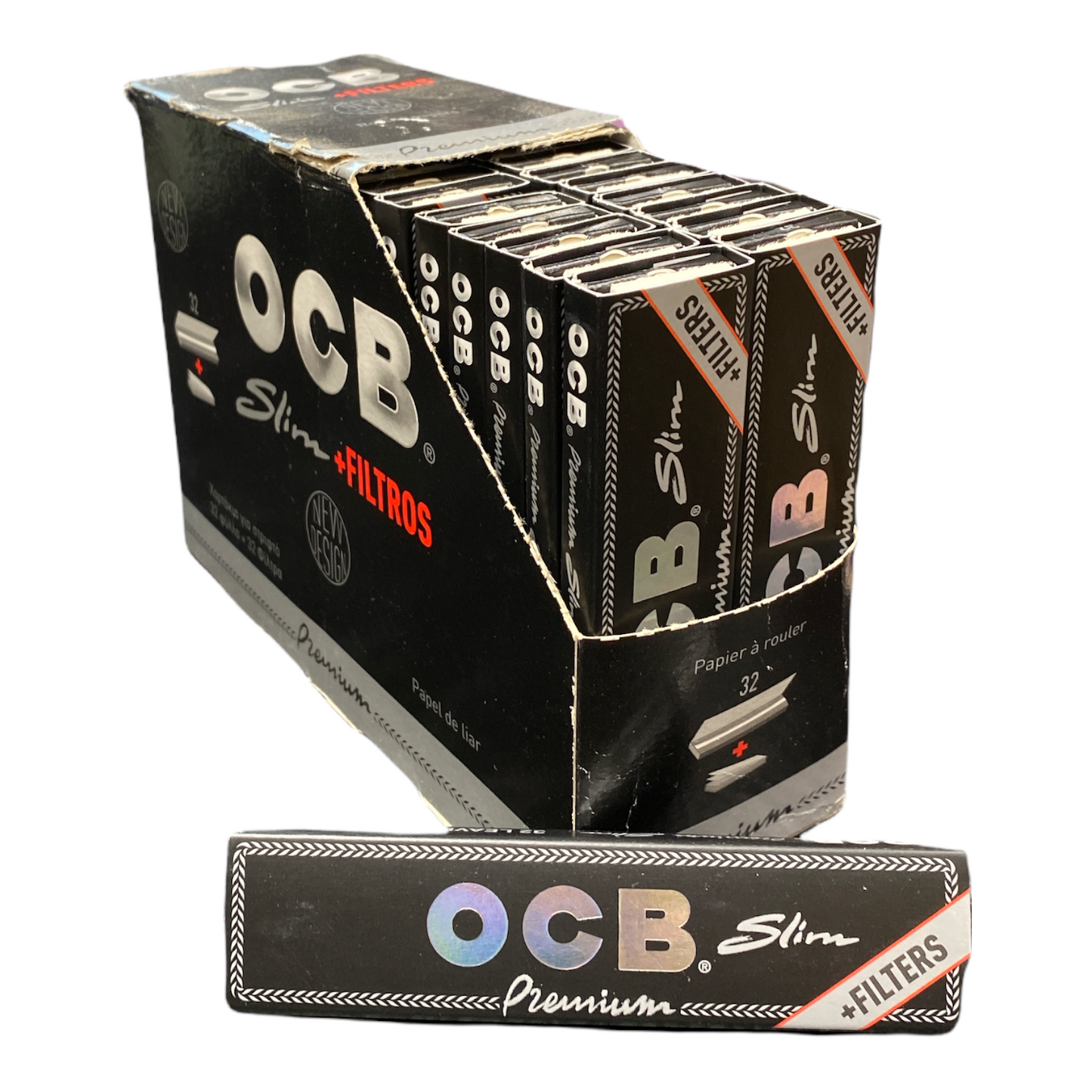 OCB Premium Black With Tips