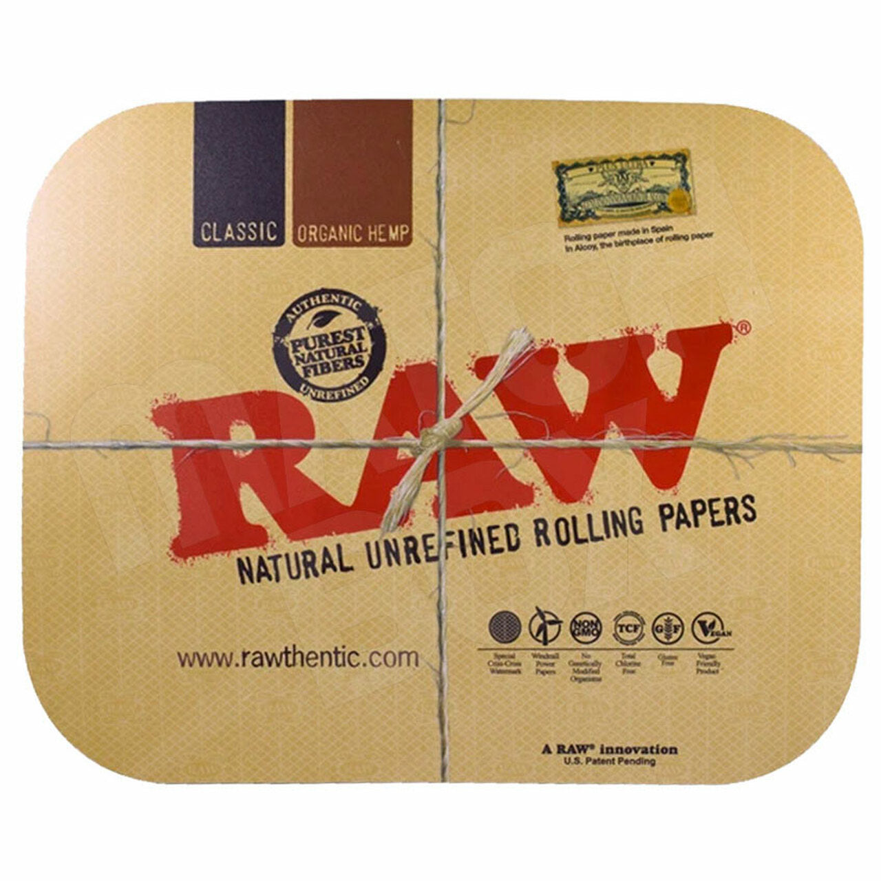 Raw Metal Rolling Tray Large 13.5" X 11'