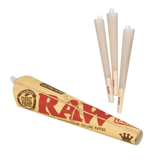 Raw 3 Pack Pre Rolled Cones